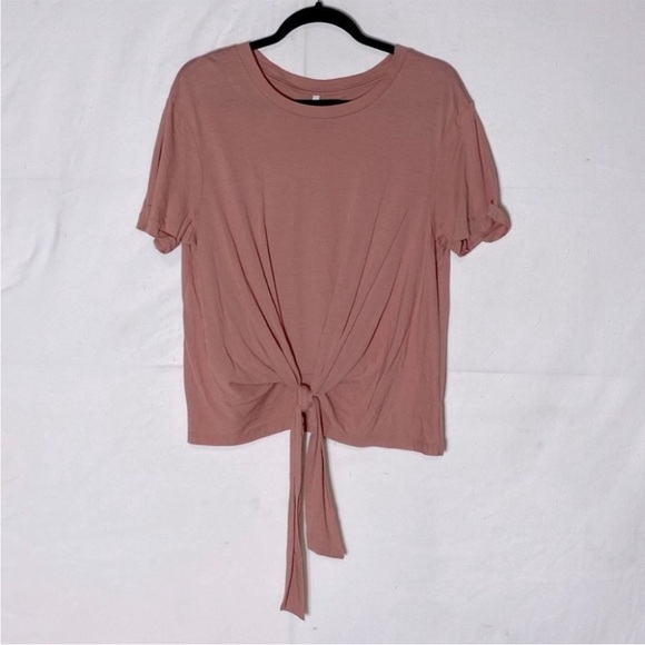 Z supply pink tie front T shirt M - Picture 12 of 13